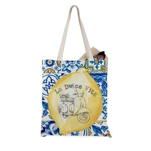 Italy Amalfi Coast Gift Italian Lemon Tote Bag Italy Travel Merch Italian XD